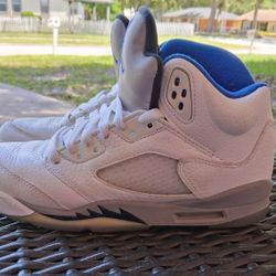 Air Jordan 5 Retro White Stealth