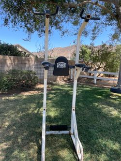 Power tower pull up dip station