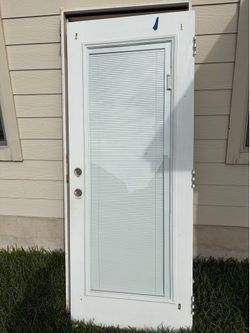 Complete door with frame