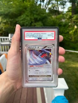 Garchomp LV.X Pokemon 2007 Holo Official Book Promo Japanese 058/DP-P PSA 10