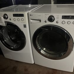 Lg Steam Washer And Lg Steam Gas Dryer (used) 