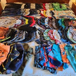 Large Lot Of Boys Size 5 Clothes For Sale