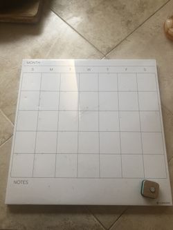 Dry erase board
