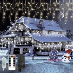 Icicle Lights w/ Remote (Brand New)