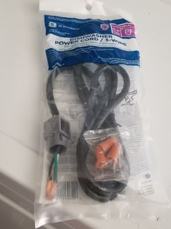 Dishwasher power cord