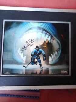 Scott Thornton of the San Jose sharks pitcher was taken on 11/24-2003 special edition number 85 of 225
