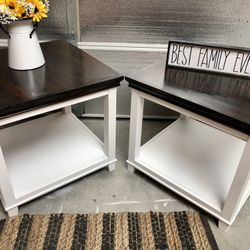 Beautiful Farmhouse Style End Tables 
