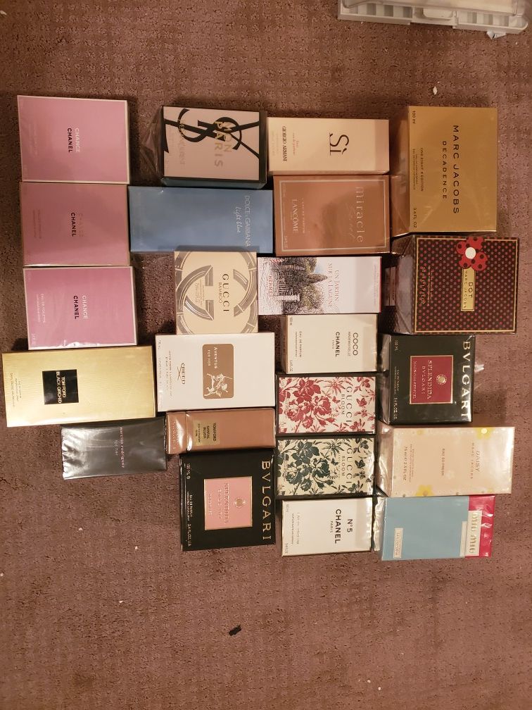 Brand Name Perfume, Chanel, Prada, Gucci, Tom Ford, Dolce Gabbana, Creed, YSL, Armani New in Sealed Box!