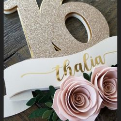Quinceañera Cake Topper