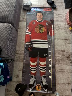2001 Tony Amonte Signed 77x31 Poster