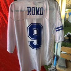 Dallas Cowboys Tony Romo #9 Jersey Adult Large NFL White