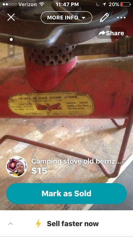 Bernzomatic camp stove older