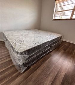 New KING Size Mattress With Box Spring Set Colchones Nuevos KING Size