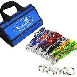 Set of 6 pcs 9 inch sea fishing lures Included Mesh Bag