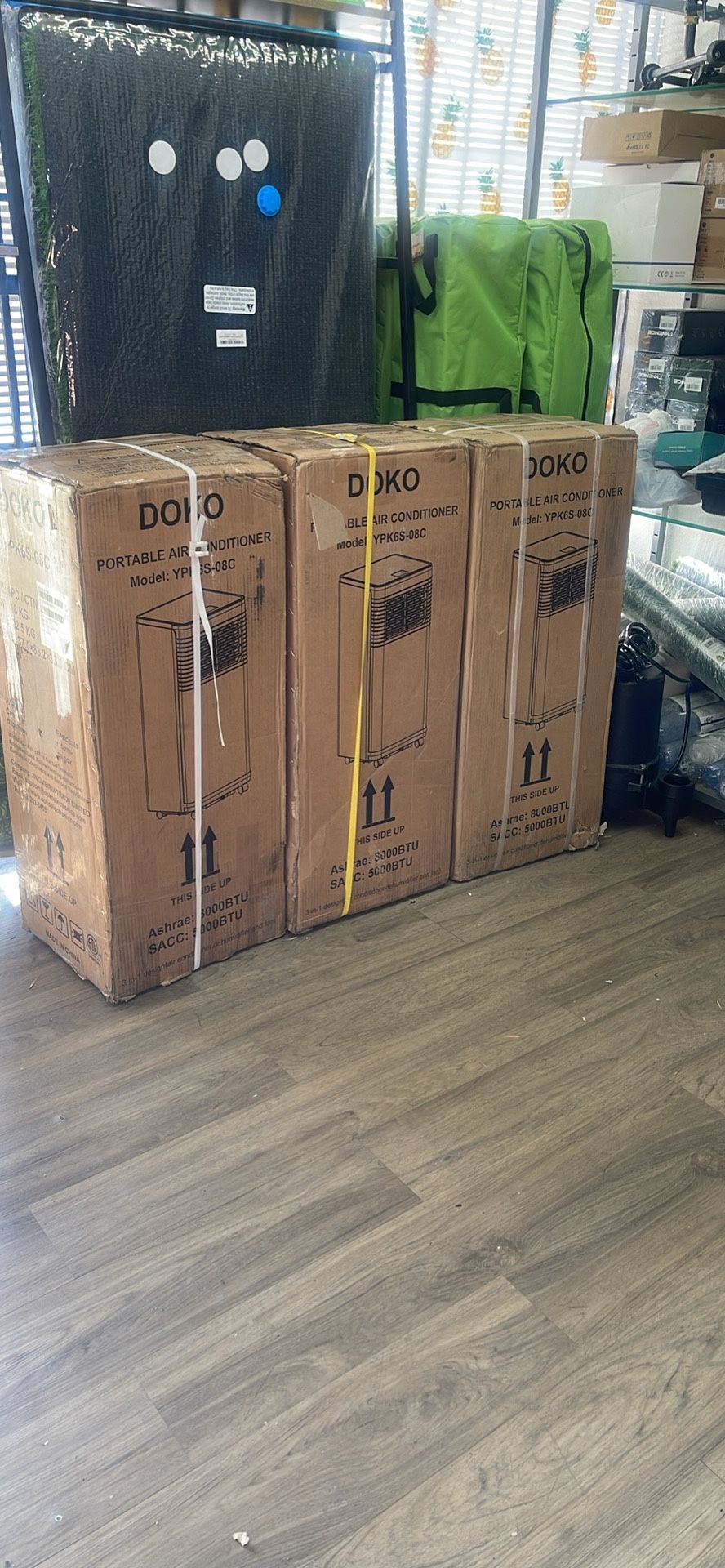 DOKO Portable Air Conditioner, 8,000 BTU for Rooms up to 200 Sq.Ft, 3 in 1 Air Conditioner with Cooling, Fan, Dehumidifier, Apartment Air Conditioner 