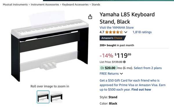 Origianl Yamaha Furniture Wooden Stand