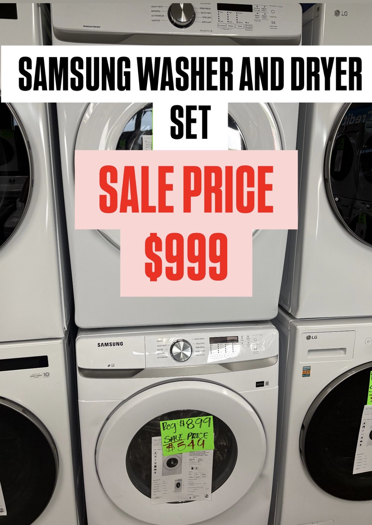 Samsung Washer And Dryer Set