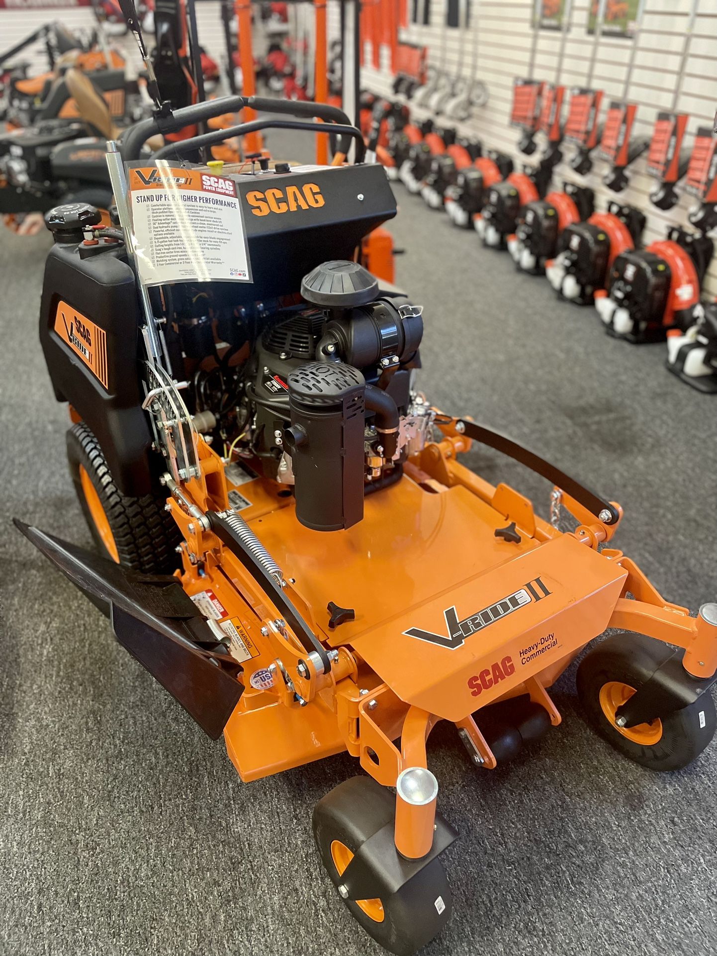 NEW SCAG V Ride II Standing Commercial 36 Zero Turn Lawnmower