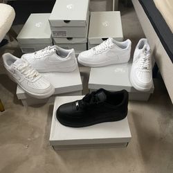 Airforces Sizes 9  9 1/2  11. 10   8 