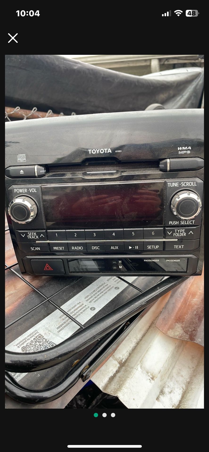 Estéreo Para Un Toyota 2012