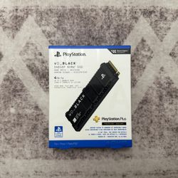 WD Black SN850P NVMe 4TB SSD Game Drive w Heatsink for PlayStation