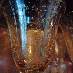 Artland Iris Seeded Water Goblet