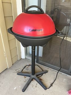 Cuisinart 2-in-1 Portable Outdoor Electric Grill with Stand