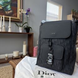 Dior Saddle Backpack