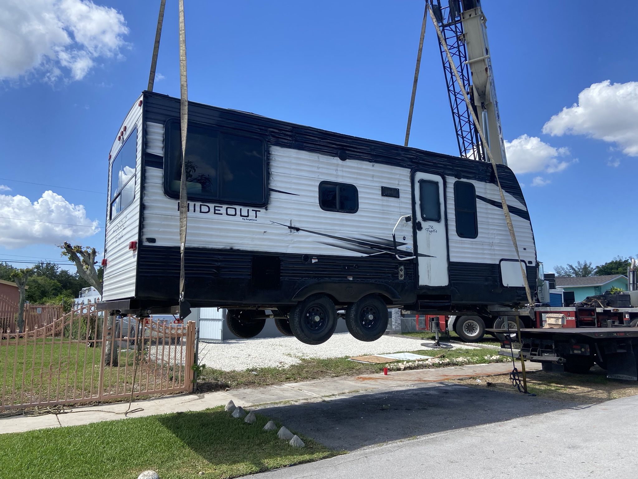 Rv Trailer,sheds Casita De Patio Tramporte Crane Sale 