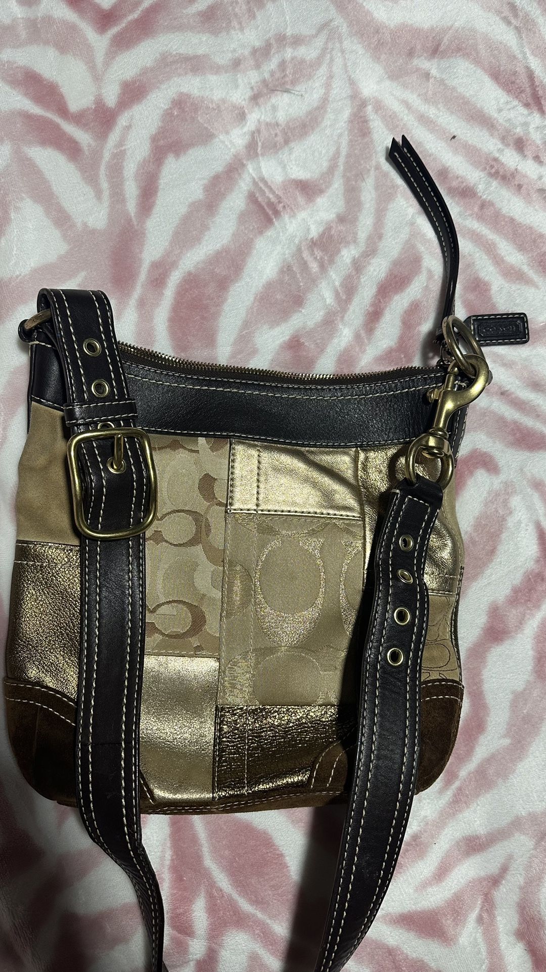 Coach Patchwork Shoulder Bag