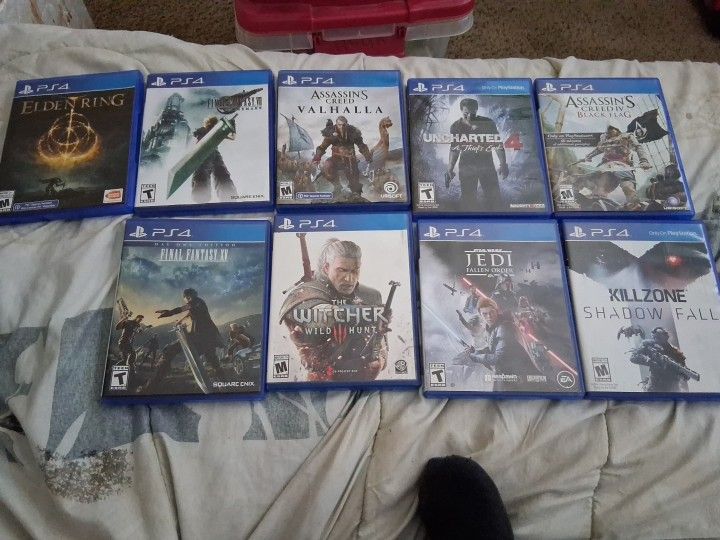 Ps4 Games, Disc's Are In Mint Condition