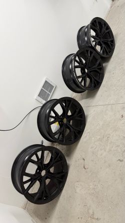 OEM BMW M 19” Black Wheels - Set of 4 - 2 Excellent / 2 Cosmetic Curb Rash