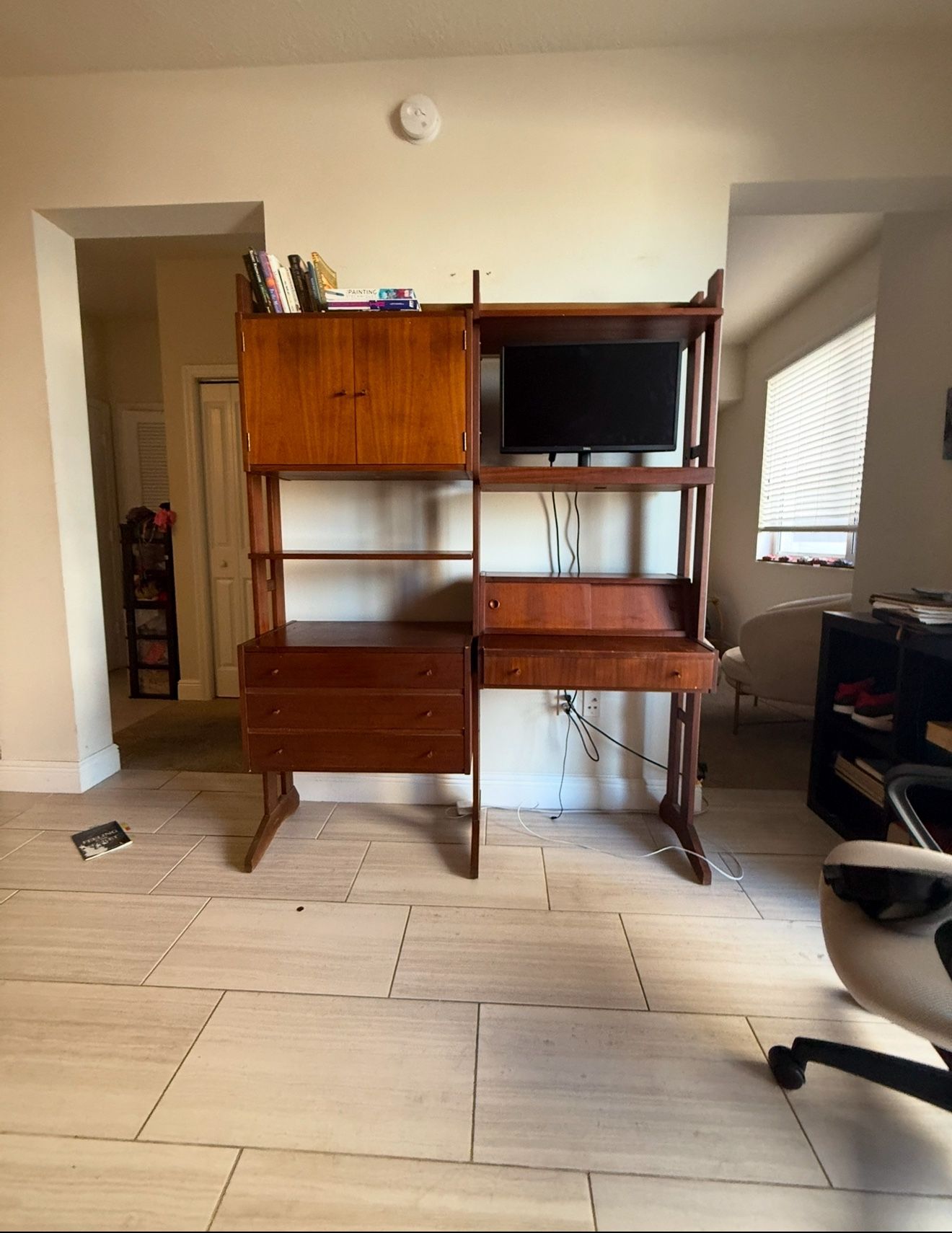 Mid Century (circa 1967 )Desk, shelf Standalone