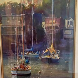 Framed Sailboat Print