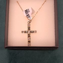Gold Cross Pendant 14kt 2.63gms