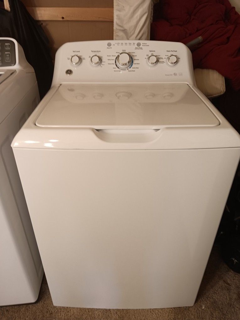 White GE Washer 