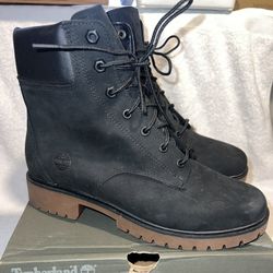Women Black Timberland Boots 