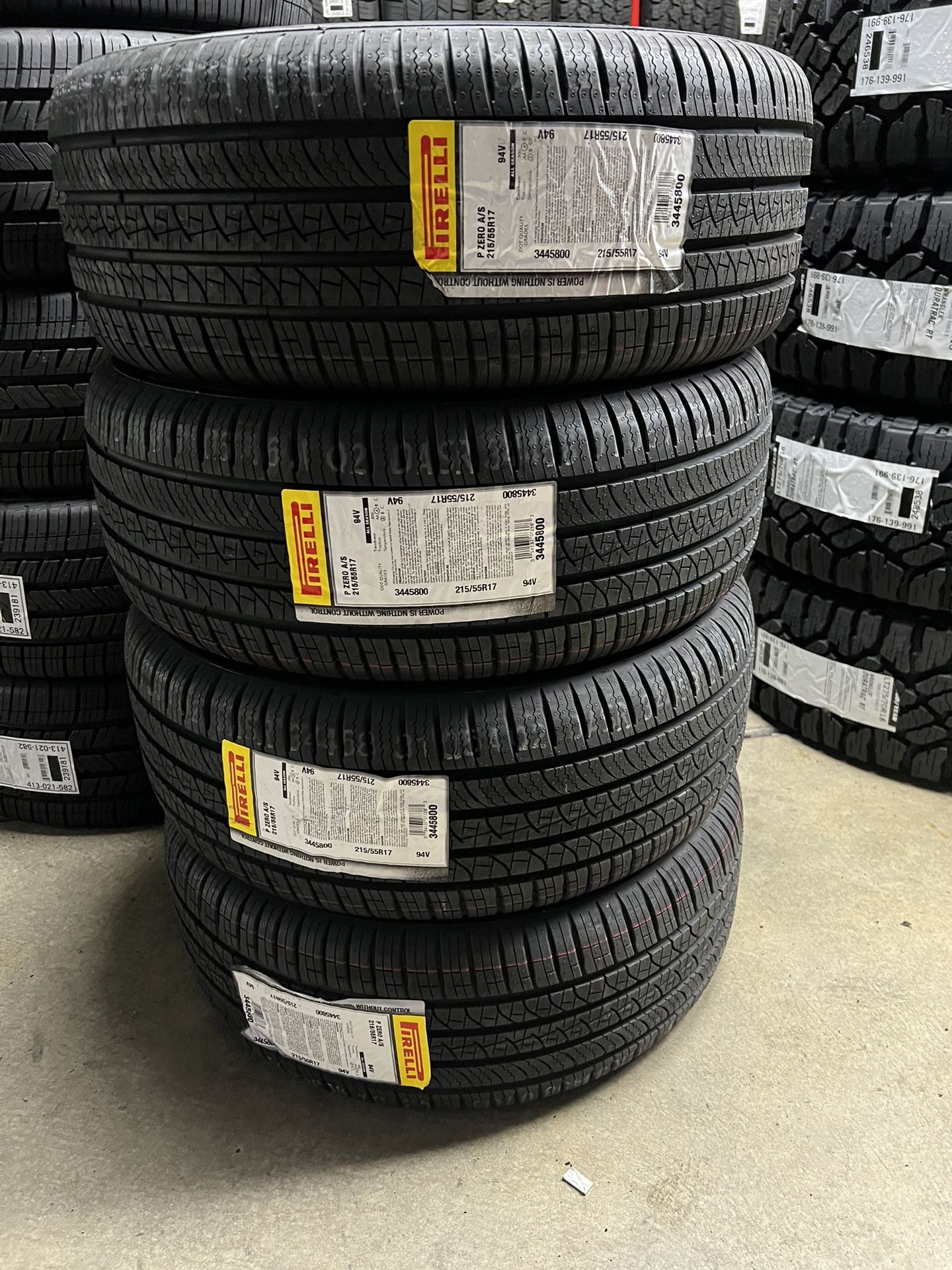 215 55 17 Pirelli p zero A/S