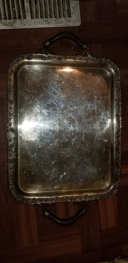 Nickel silver large plate around 10 pounds