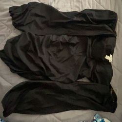 privy black slim dress