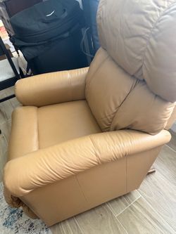 Tan Leather Armchair