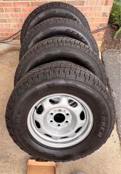 F150 from 2004 to 2026 years General Grabber APT 265/70R17 Tires Set Of 4 With Rims