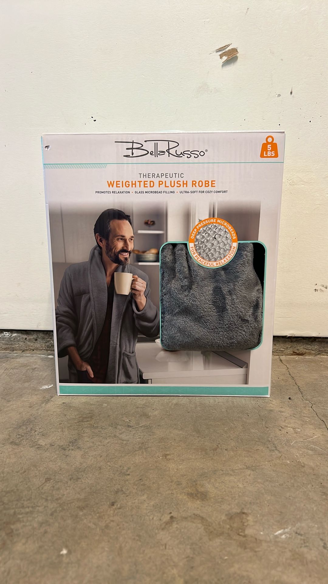 NEW weighted plush robe