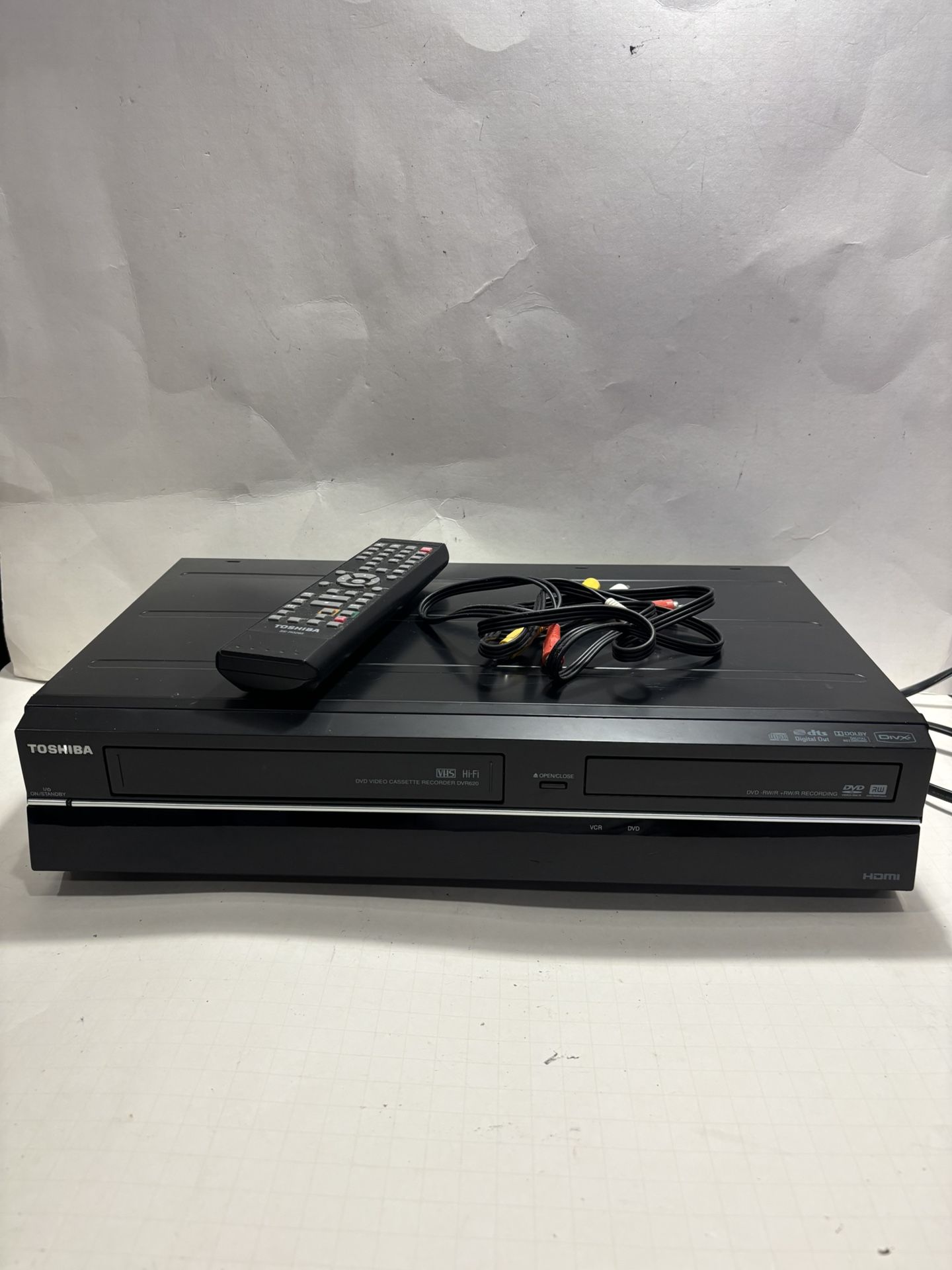 Toshiba DVR620KU DVD VCR Combo Recorder HDMI VHS