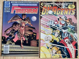 Ultraverse Firearm #5 & New DNAgents #1 Comics