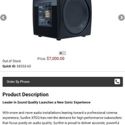 3000 Watt Sunfire XTEQ 12 Dual 12" High Performance Powered Subwoofer