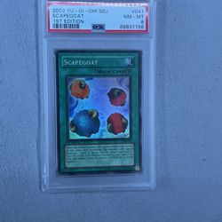 PSA 8 Scapegoat 1st Ed Holo