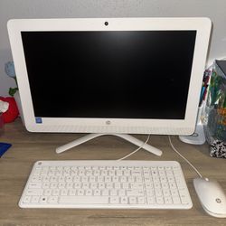 Hp desktop with keyboard