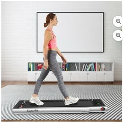 SuperFit 2.25HP 2 in 1 Folding Treadmill W/ Speaker Remote Control APP