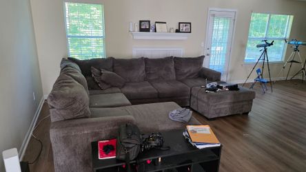 Sectional  + Ottoman